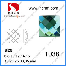 Dz-1038 Square Flat Back Glass Stone Glass Beads with All Sizes